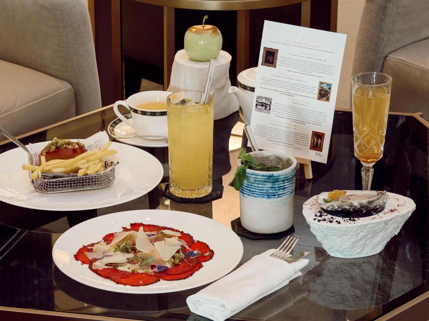 Menú del Four Seasons inspirado en los cuadros.