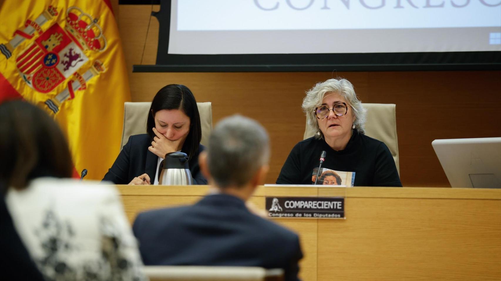 María del Carmen Gil durante la comparecencia. Alejandro Martínez Vélez / Europa Press