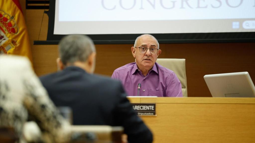 Ernesto Martínez Alfaro en la comisión. Alejandro Martínez Vélez / Europa Press