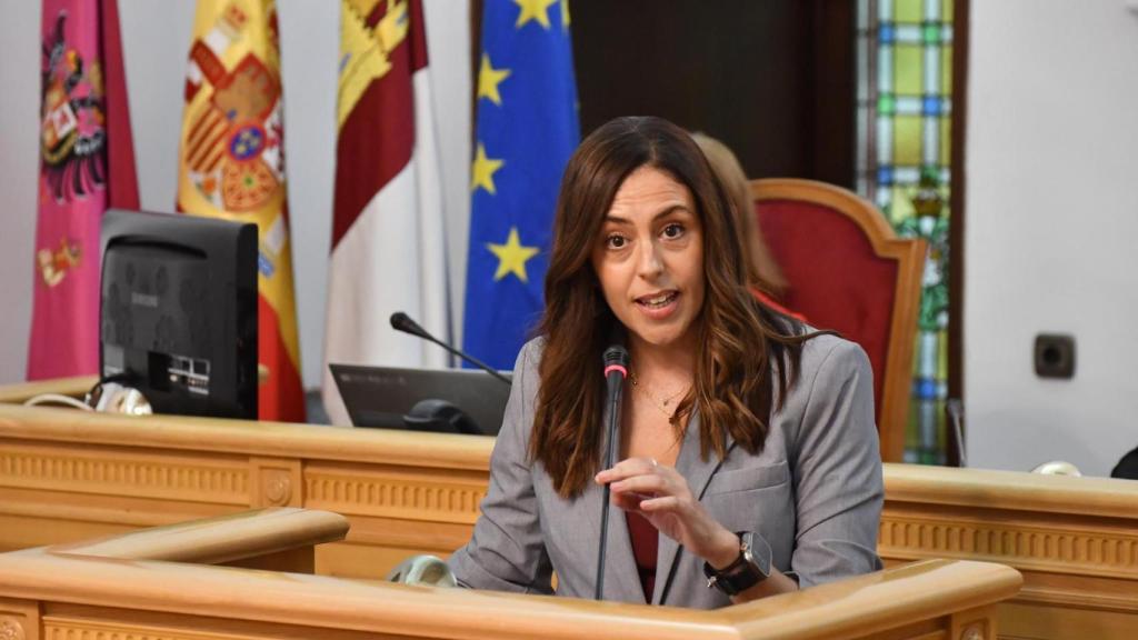 Noelia de la Cruz, líder socialista en el Ayuntamiento de Toledo.