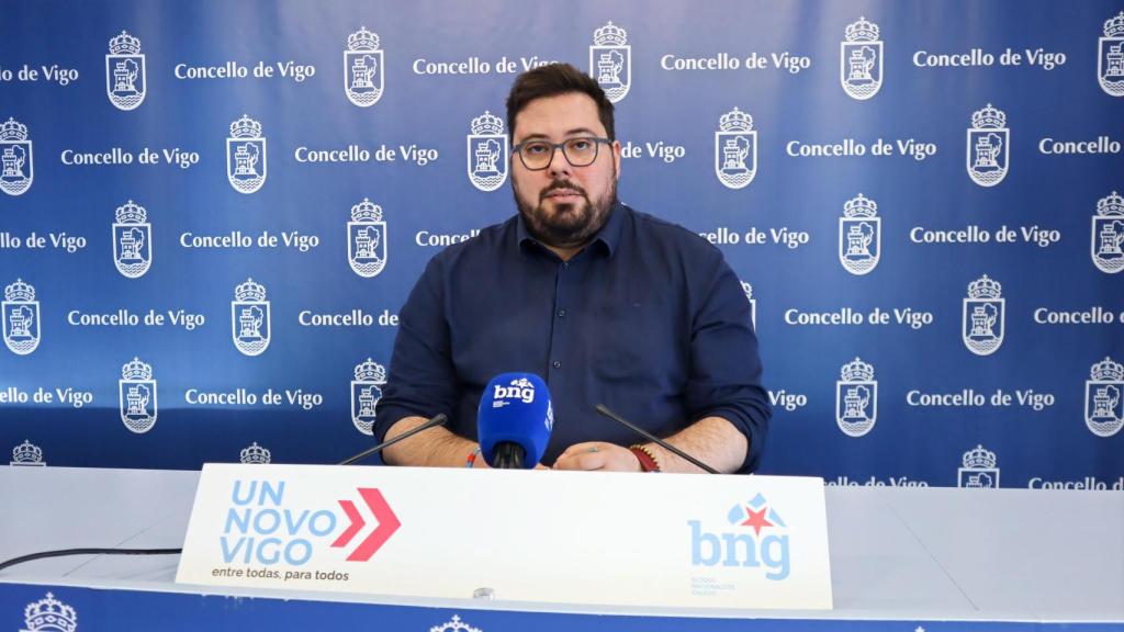 Xabier P. Igrexas, portavoz del BNG de Vigo.