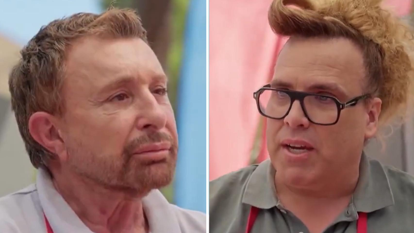 Torito y José Manuel Parada, concursantes de 'MasterChef Celebrity', en un montaje de BLUPER.