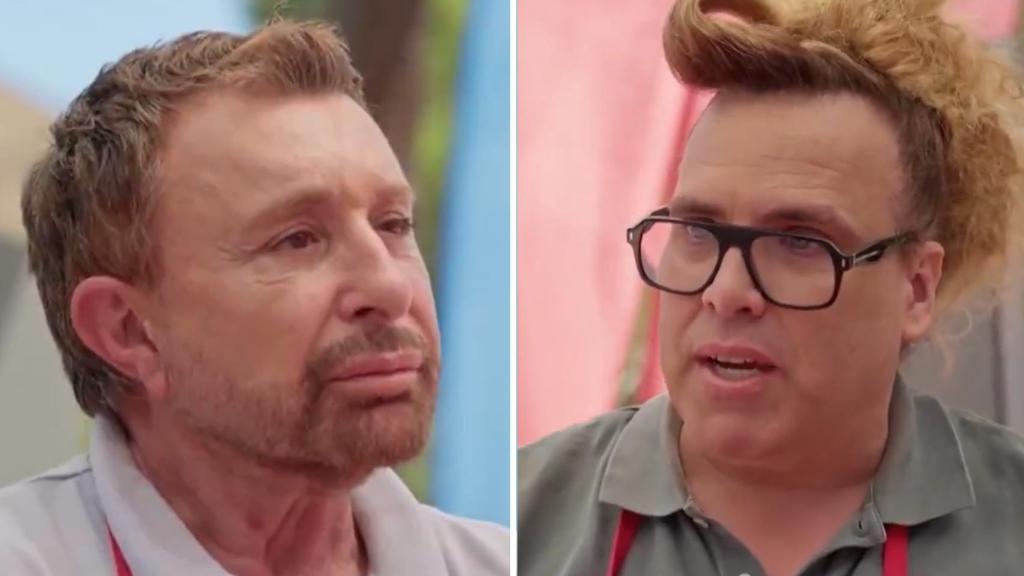 Torito y José Manuel Parada, concursantes de 'MasterChef Celebrity', en un montaje de BLUPER.