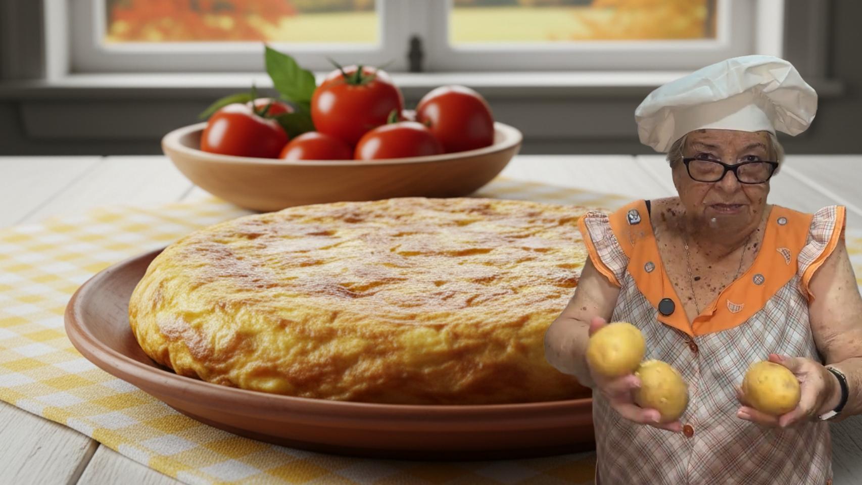 La yaya Encarna en un montaje de El Español