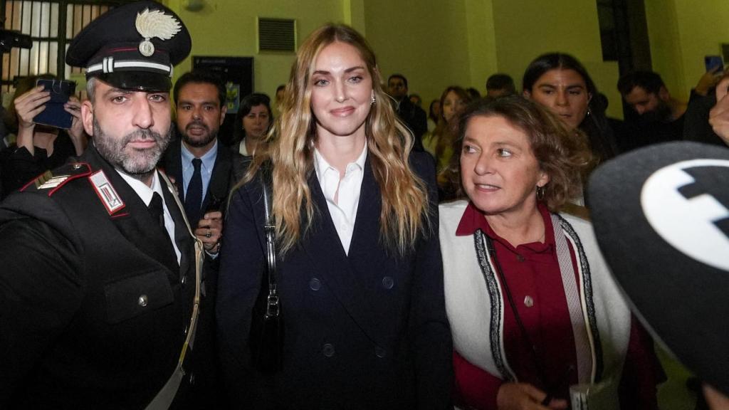 Chiara Ferragni en el Tribunal de Milán este martes, 4 de noviembre.