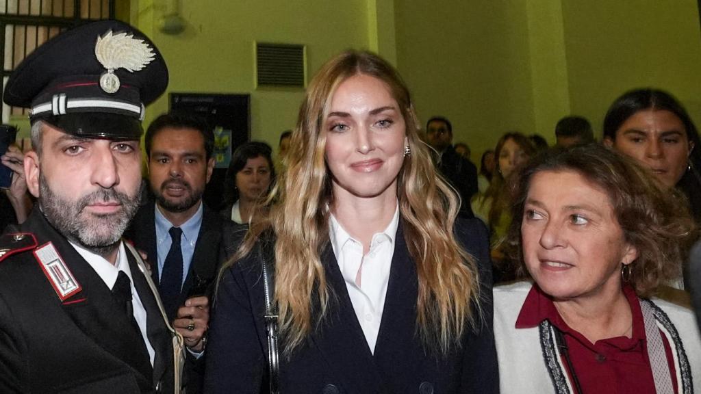 Chiara Ferragni en el Tribunal de Milán el pasado 4 de noviembre.