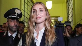 Chiara Ferragni, tras comparecer en el Tribunal de Milán.