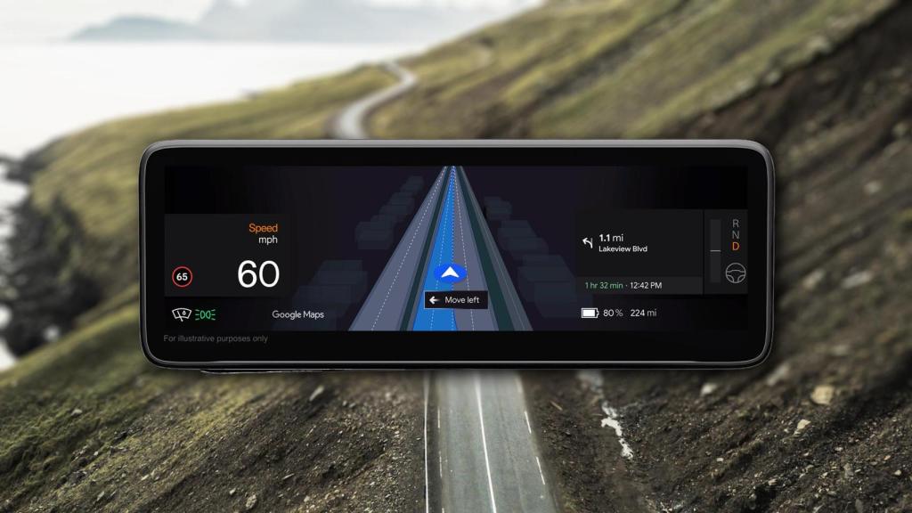 Fotomontaje inspirado en la nueva guía de carriles de Google Maps