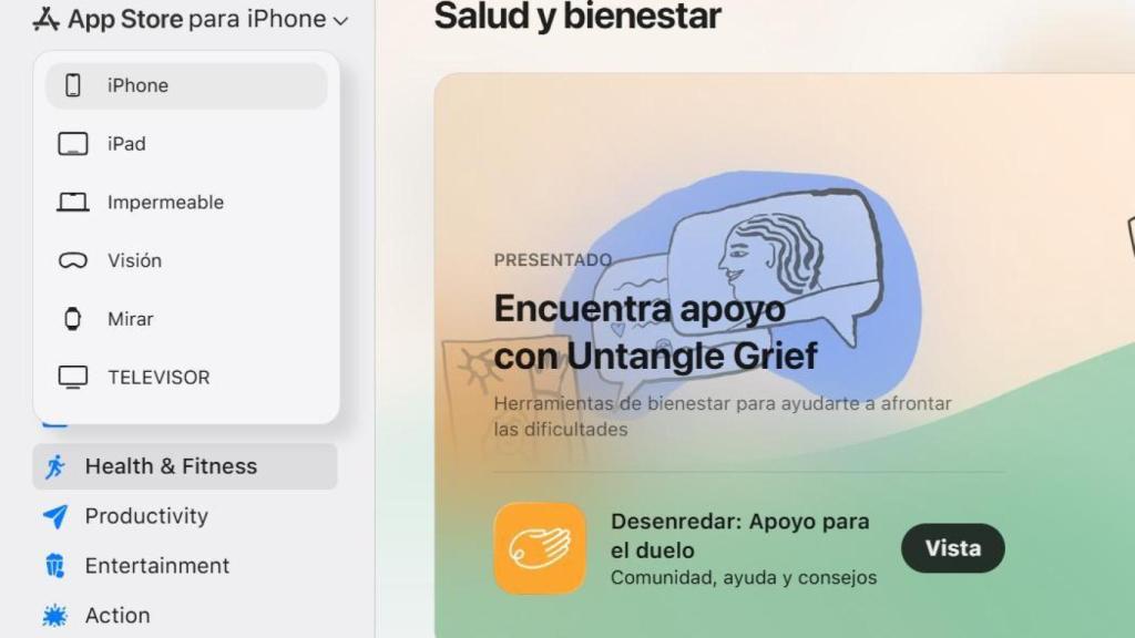 Nueva interfaz de Apple Store para navegador