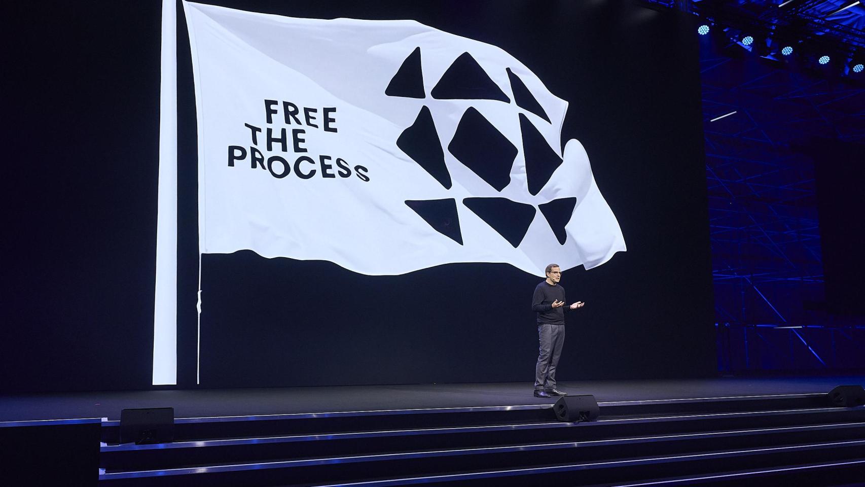 El presidente de Celonis, Carsteen Thoma, durante su presentación en Celosphere 2025.