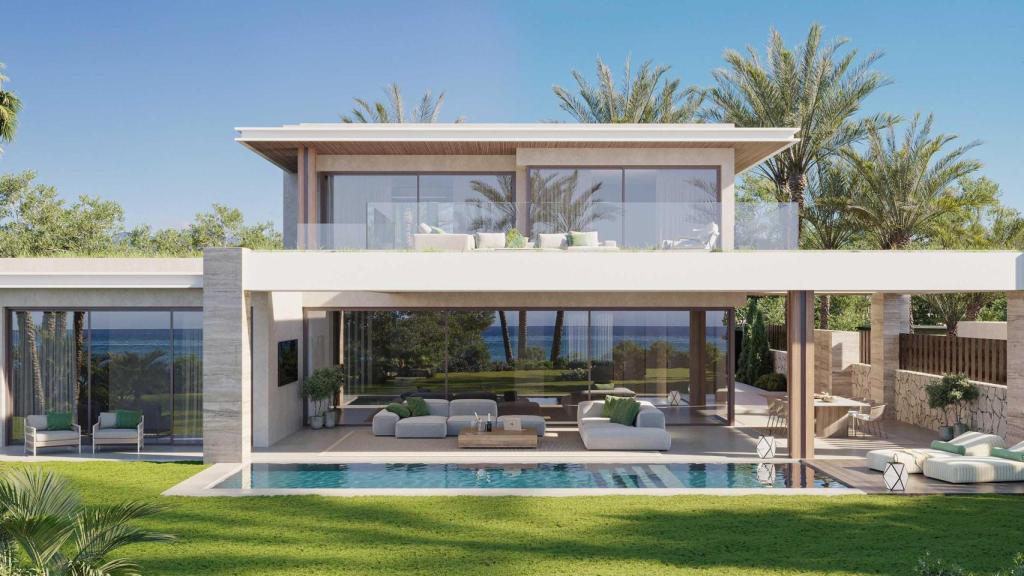 Imágenes de las villas de lujo del proyecto impulsado por Rafael Nadal, la familia Matutes y Sierra Blanca Estates en Estepona.