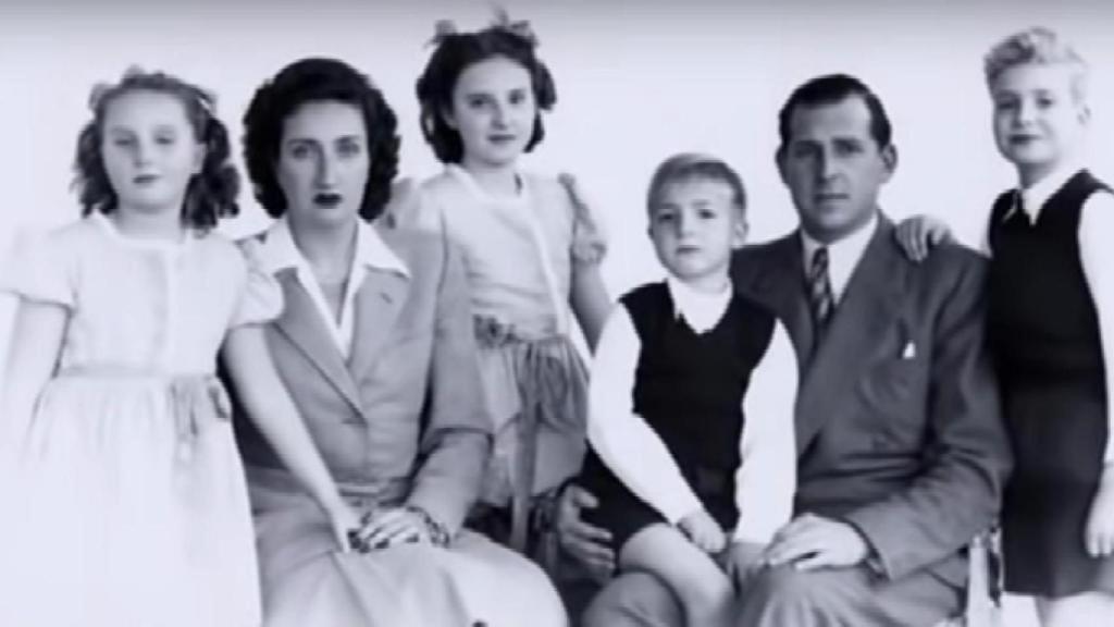 Imagen de la familia de Borbón en un documental que nunca vio la luz.