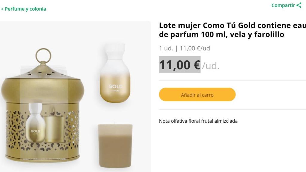 Lote mujer Como Tú Gold.