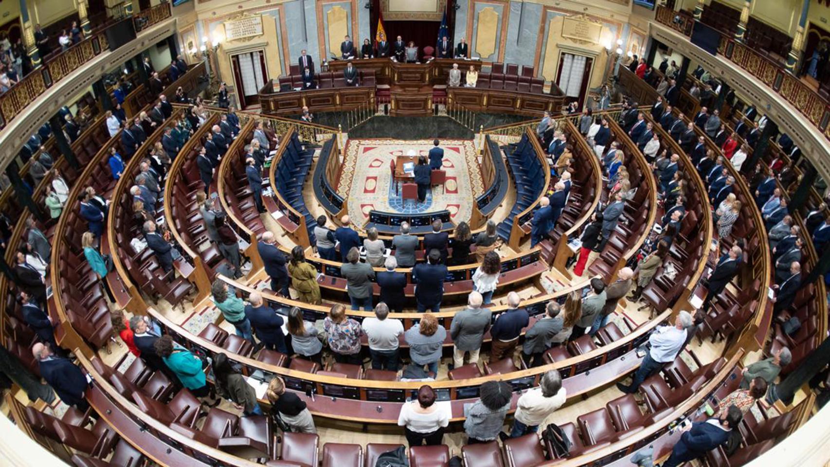 Imagen de archivo de un pleno del Congreso. Foto: Congreso.