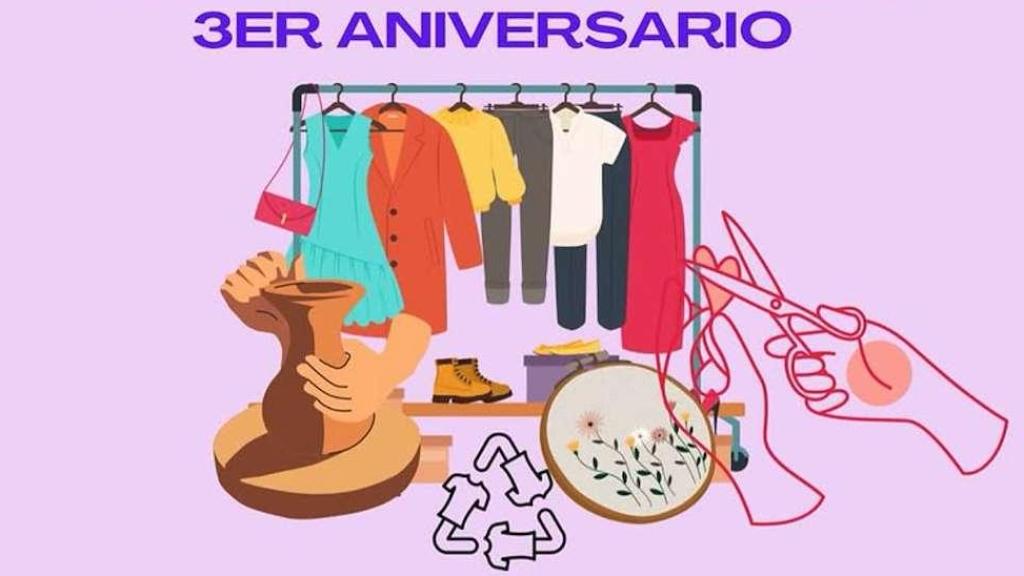 Cartel de la edición 2025 del Mercado Reciclado de Vigo