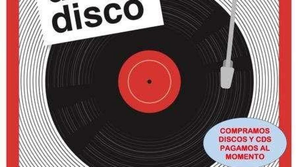 Cartel de la Feria del disco que se celebrará este fin de semana en Vigo