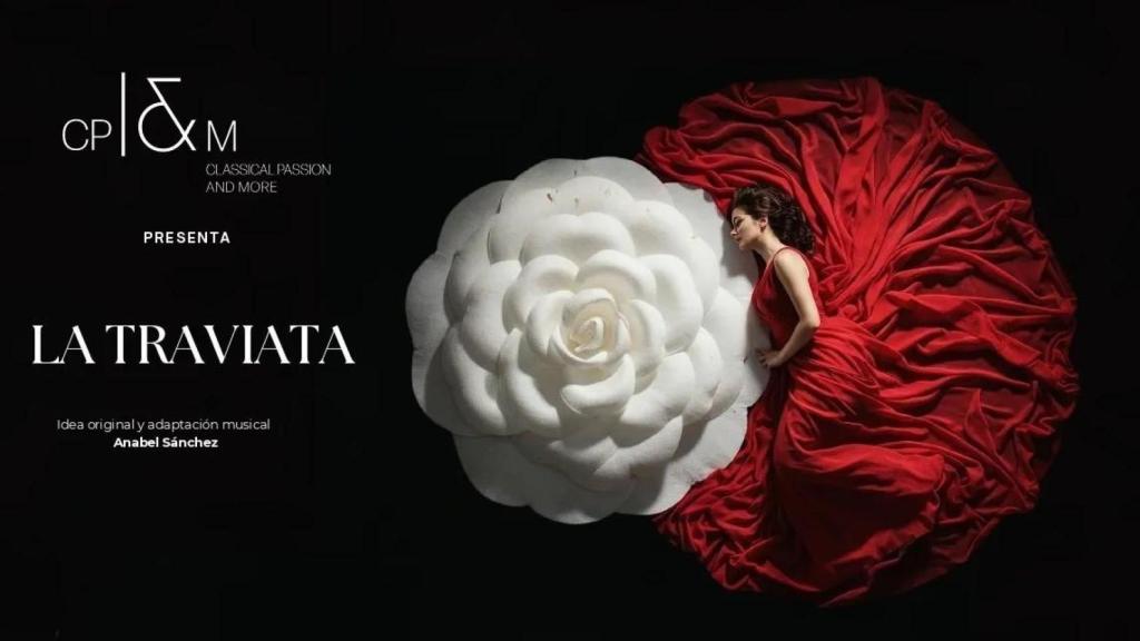 Cartel de la ópera 'boutique', 'La traviata'.