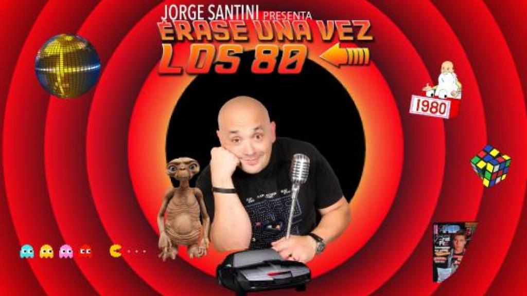 El cómico Jorge Santini será uno de los grandes invitados del fin de semana con su show 'Érase una vez los 80'
