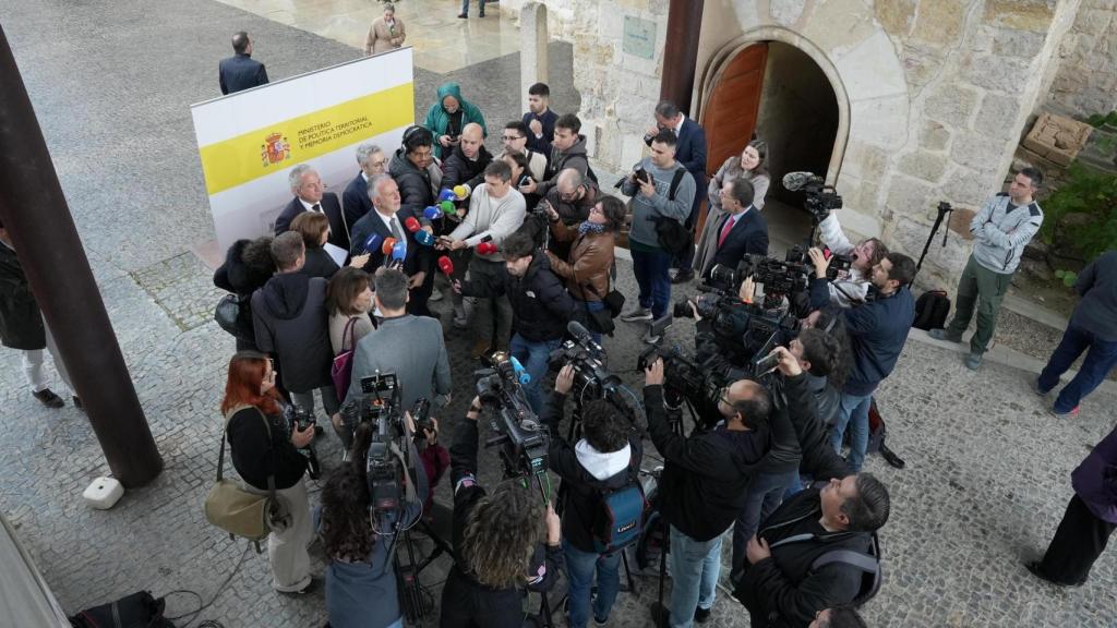 La visita del ministro a Zamora ha generado una gran expectación mediática, tras su comparecencia ayer