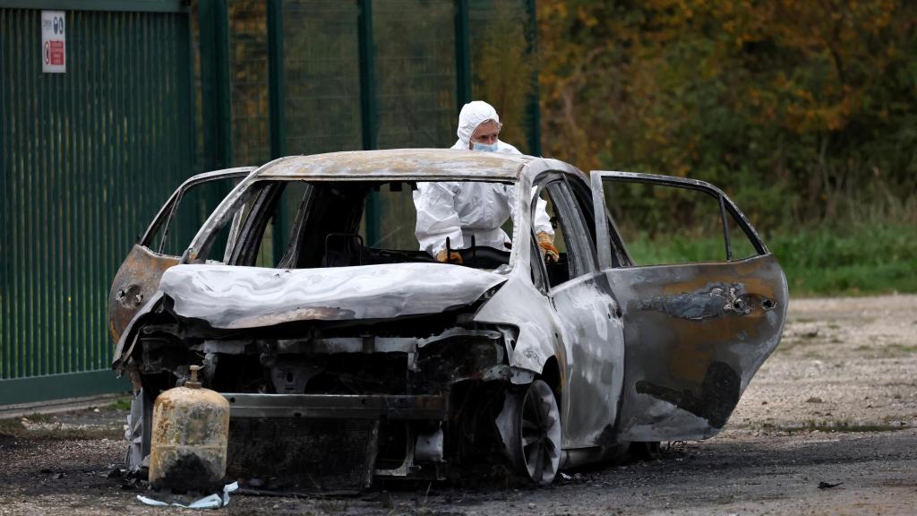 El coche con el que se registró el atropello múltiple en la isla de Oléron.