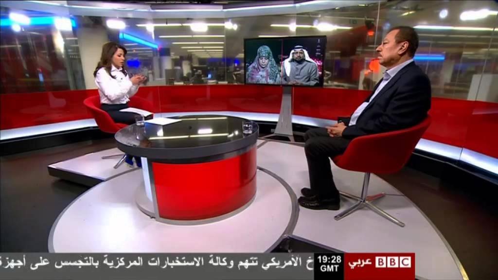 Imagen del plató de BBC Arabic.