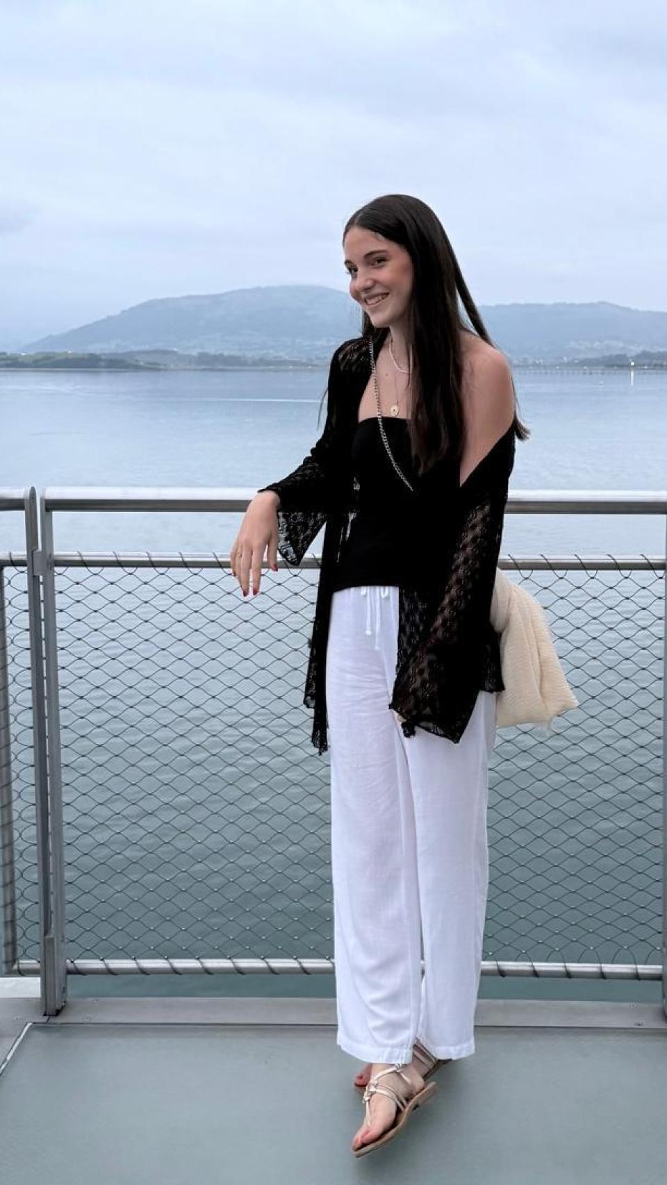 Diana disfrutando del tiempo libre