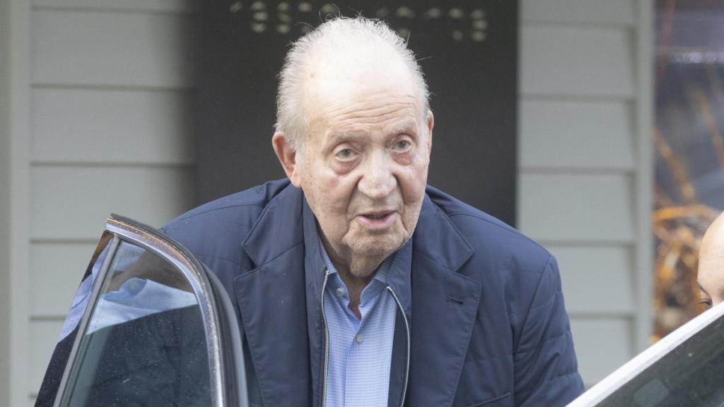 El Emérito, a su salida de D'Berro este miércoles, 5 de noviembre.