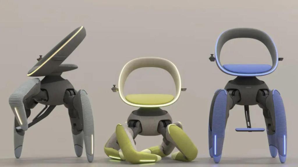 Prototipos de la silla de Toyota.