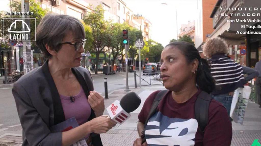 Mujer hondureña que vive con 1.000 euros al mes.