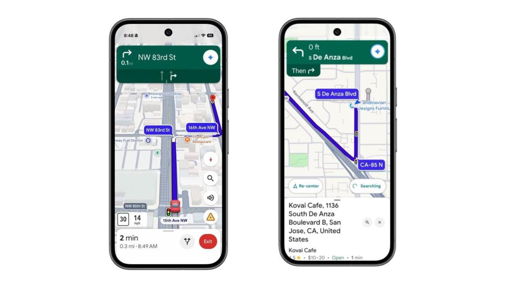 Nuevas indicaciones en Maps