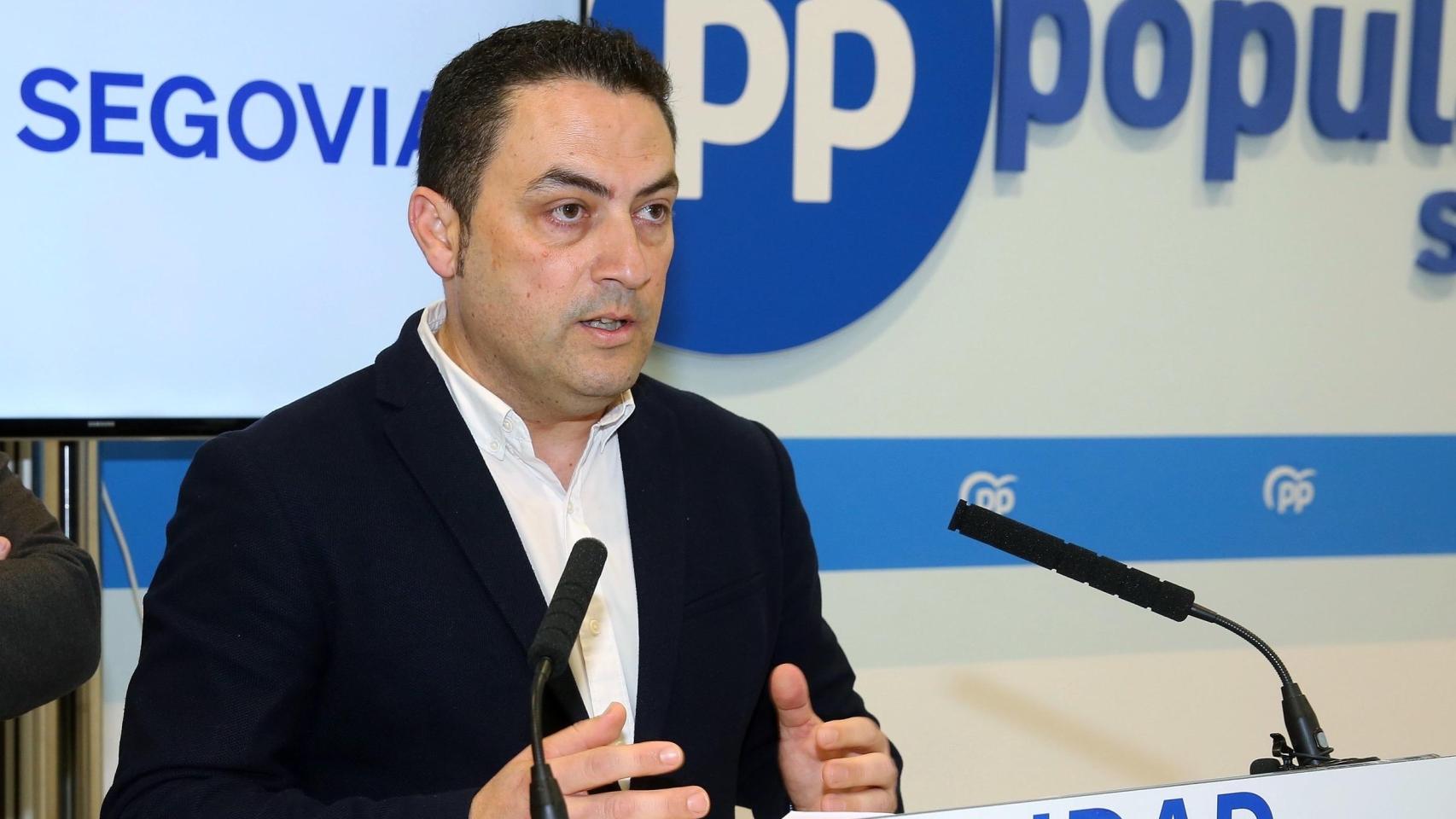 El alcalde de El Espinar, Javier Figueredo