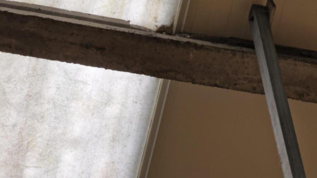 techo del pabellón de O Graxal