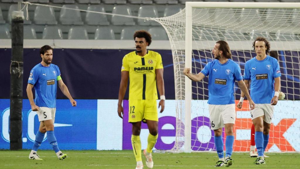 Renato Veiga, tras el gol del Pafos.