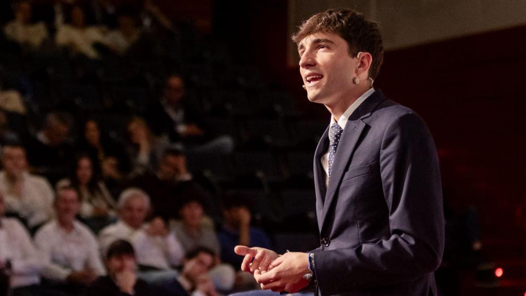Ignacio Blanco durante su intervención en la LEDU este año.