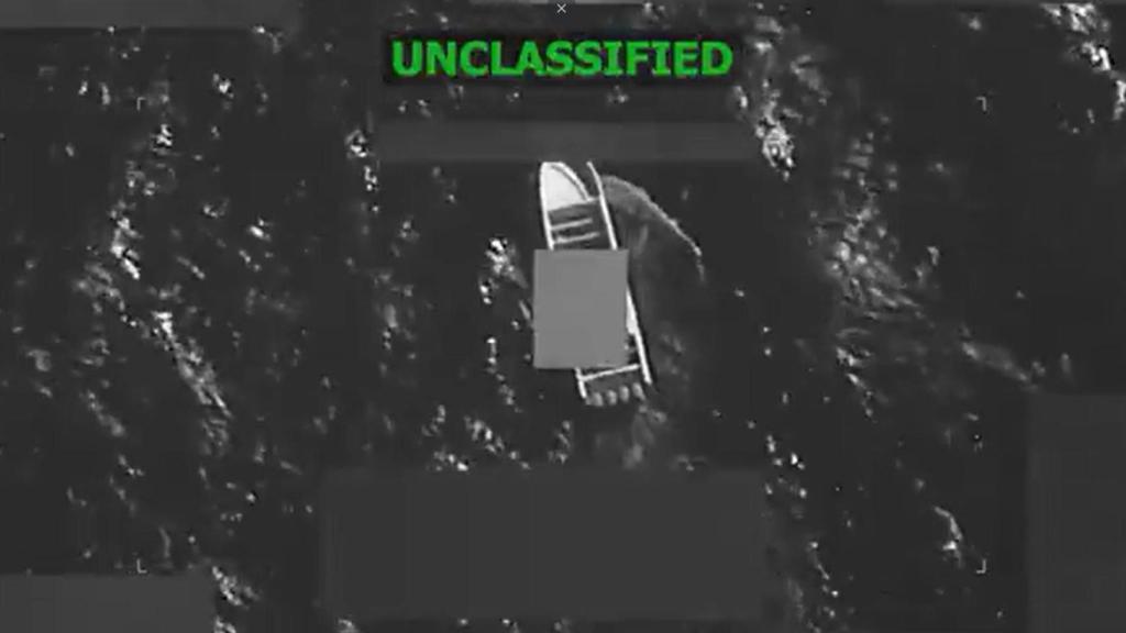 Imagen de la lancha atacada este miércoles.