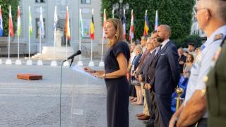 La edil Silvia Pozo durante su intervención en un acto.