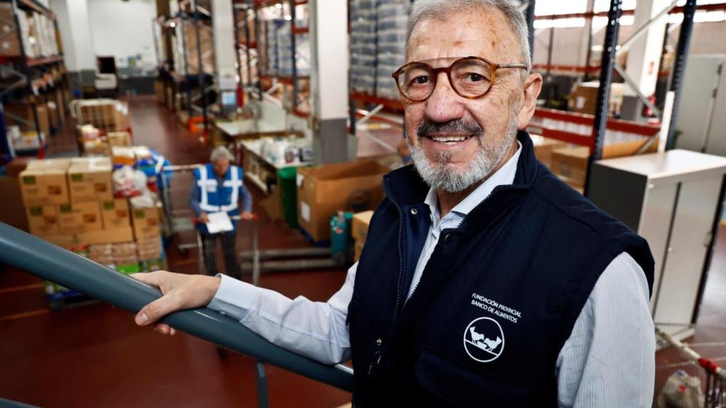 José Ramón Santa María, presidente del Banco de Alimentos de Vigo.