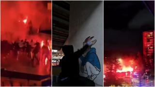 Peleas entre ultras de Rayo y Lech Poznan y el asalto al estadio de Vallecas