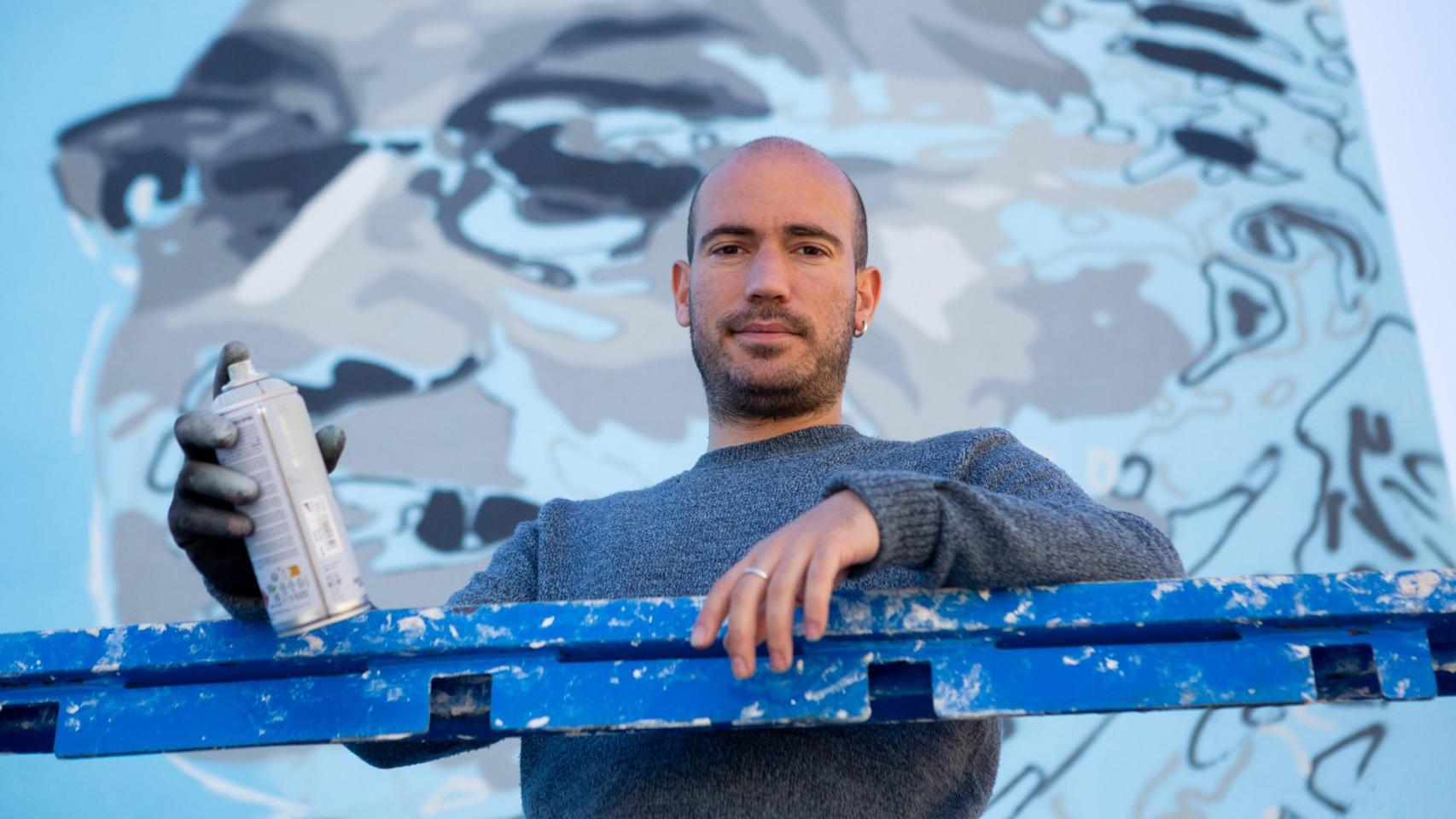 Pablo Zárate, grafitero.