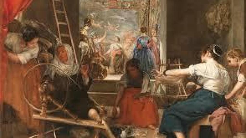 Cuadro de Las hilanderas o la fábula de Aracne (Velázquez)