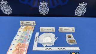 Material intervenido por la Policía Nacional