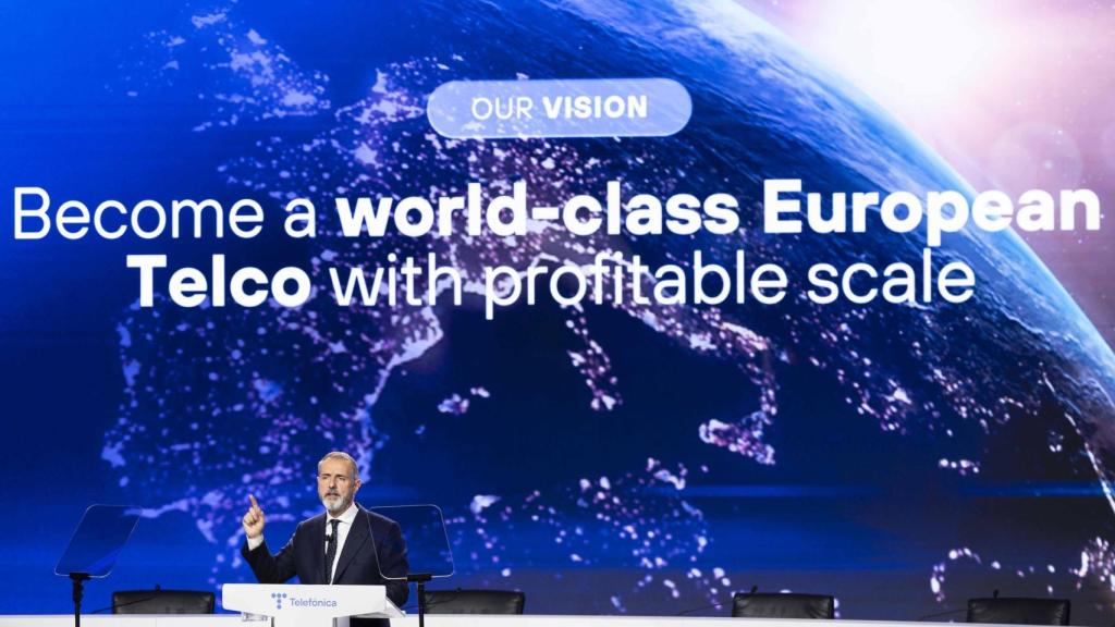 Marc Murtra, presidente ejecutivo de Telefónica, en el Capital Markets Day.