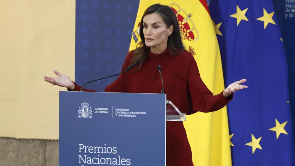 La Reina, en su intervención durante la entrega de galardones.