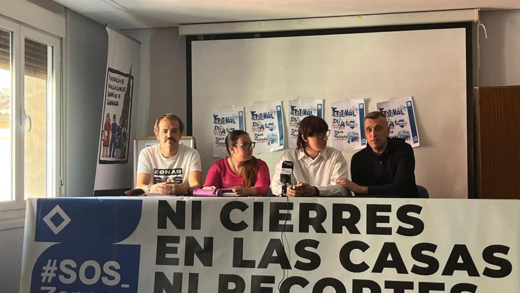 Presentación del festival en la Federación de Asociaciones de Barrios de Zaragoza.