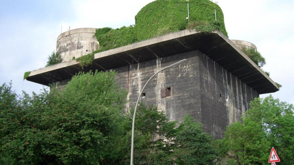 'Flakturm' número seis, en Wilhelmsburg, Hamburgo. Foto: Wikimedia Commons