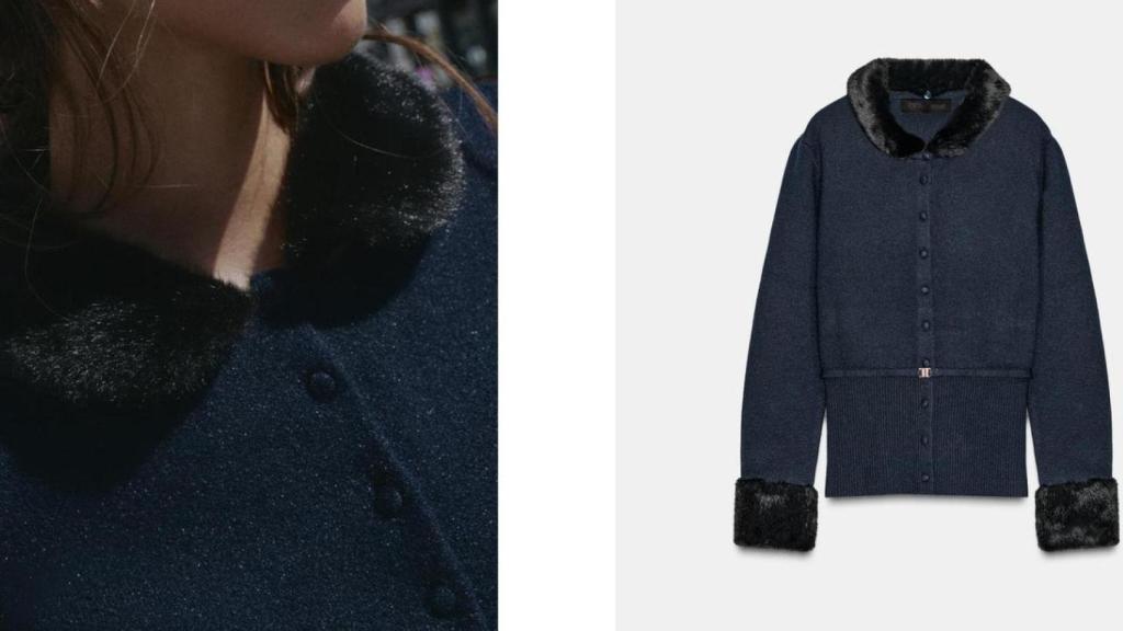 Chaqueta punto combinada. Ref. 2756/128/401