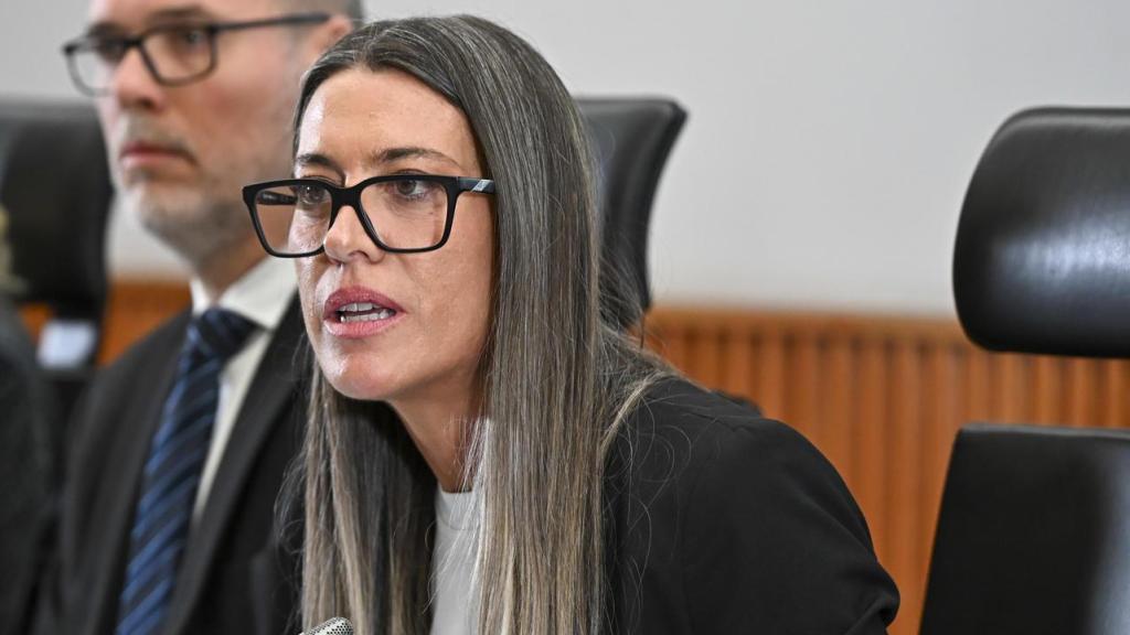 La portavoz en el Congreso de Junts per Catalunya, Míriam Nogueras, este jueves.