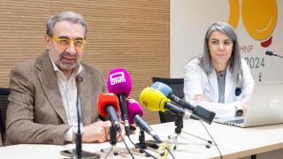 Jesús Fernández Sanz y Mónica Alcobendas han detallado los proyectos que se financiarán con la donación de la Fundación Amancio Ortega.