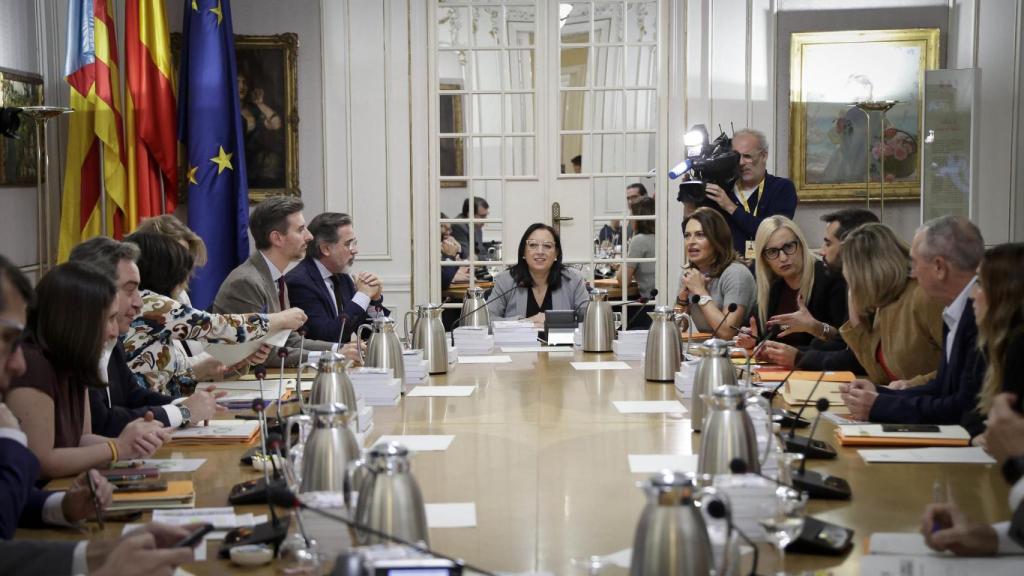 Junta de Portavoces de Les Corts. José Cuéllar / Corts