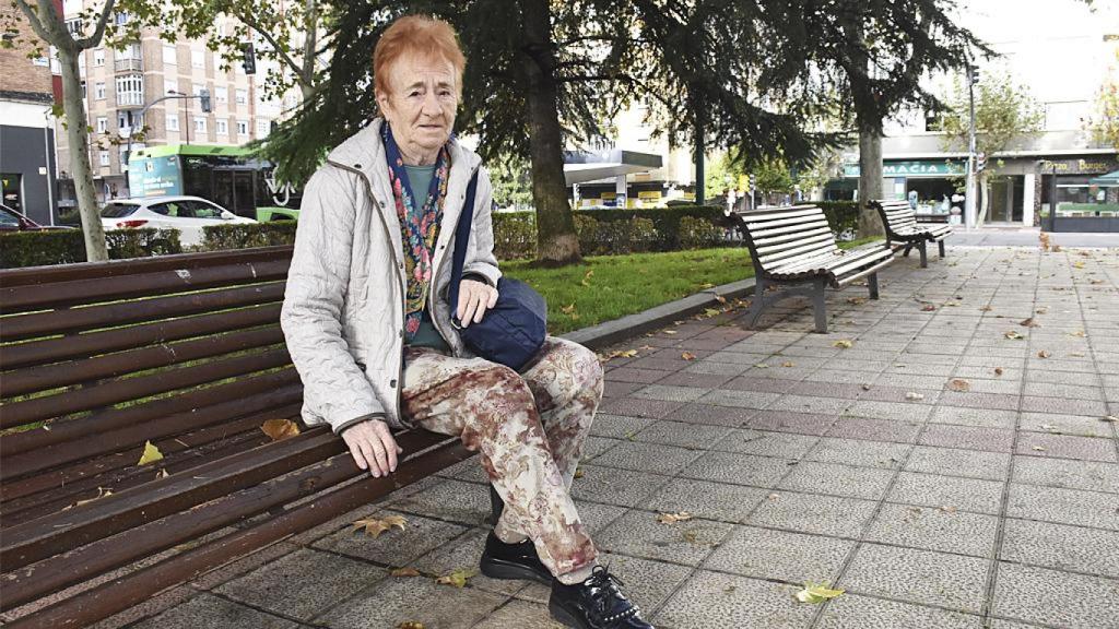 Imagen de María de la Concha durante la entrevista